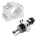 thumbnail image 1 of Spindle Clamp Holder Bracket, Assemble Directly Wear Resistant Replacement Motor Mounting Holder Aluminium Alloy with 4 Screws for CNC Router, 1 of 7