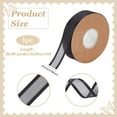 thumbnail image 2 of 20 Yards Black Wired Edged Ribbon 1 Inch Satin Edge Sheer Ribbon for Gift Wrapping Wedding Birthday Party Decoration Craft Floral Flower Wrapping, 2 of 8
