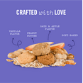 thumbnail image 5 of Three Dog Bakery Peanut Butter, Vanilla, Oats & Apple Flavor Soft Dog Treats, 26 oz. Bag, 5 of 8