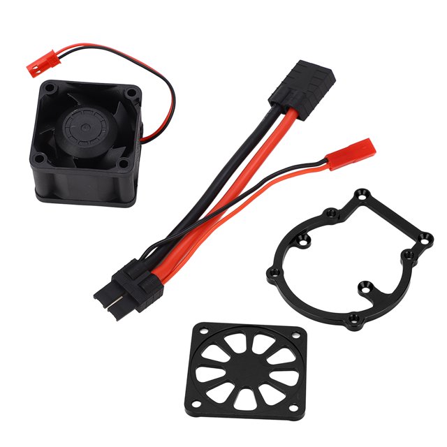 Ventilador de refrigeración RC de aluminio BuyWeek para coche de control remoto TRAXXAS 1/8 4WD SLEDGE
