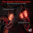 thumbnail image 5 of EOEOTWO EX1 Electric Dirt Bike for Adults, Fast Off-Road Electric Bike with 48V 25Ah Battery, 50 Miles Long Range, Dual Hydraulic Suspension & Disc Brakes UL2849, 5 of 11