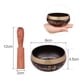 thumbnail image 2 of Juego de cuenco tibetano para meditación de 8cm con base acolchada y baqueta de madera, ideal para yoga y relajación., 2 of 6
