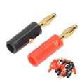 thumbnail image 1 of Altavoz 20pcs Cable de Altavoz de Plátano Enchufe 4 mm de Dorado tornillo abierto tipo universal para el de sonido del automóvil, 1 of 7