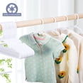 thumbnail image 4 of ACSTEP 40 Pack Kids Hangers Plastic,Toddler Baby Clothes Hangers,11.4 Inch, White, 4 of 7