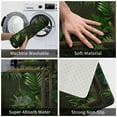 thumbnail image 3 of Rateoe Framed Greenery Wall Art Pattern Flannel Door Mat Indoor Outdoor Entrance, Waterproof All-Weather Doormat,Fade Resistant, Low Profile Entryway Mat 16x24in, 3 of 7
