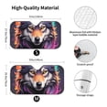 thumbnail image 5 of Yiaed Colorful Wolf Head A Print Car Windshield Sunshade Front Auto Car Front Window Sun Shade Foldable Sun Visor Shield Cover Auto Accessories for Sedan SUV Truck-Medium, 5 of 5