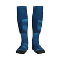 thumbnail image 3 of Compression Socks for Women and Men - Deep Blue Glitter Compression Socks Circulation for Workout, 3 of 8