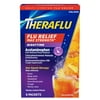 Theraflu Max Strength Nighttime Cough Cold and Flu Relief Medicine Powder, Honey Lemon, 6 Count