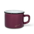 thumbnail image 1 of Tasse Cappuccino Aspect Émail 2,5 Po, Prune, 1 of 1