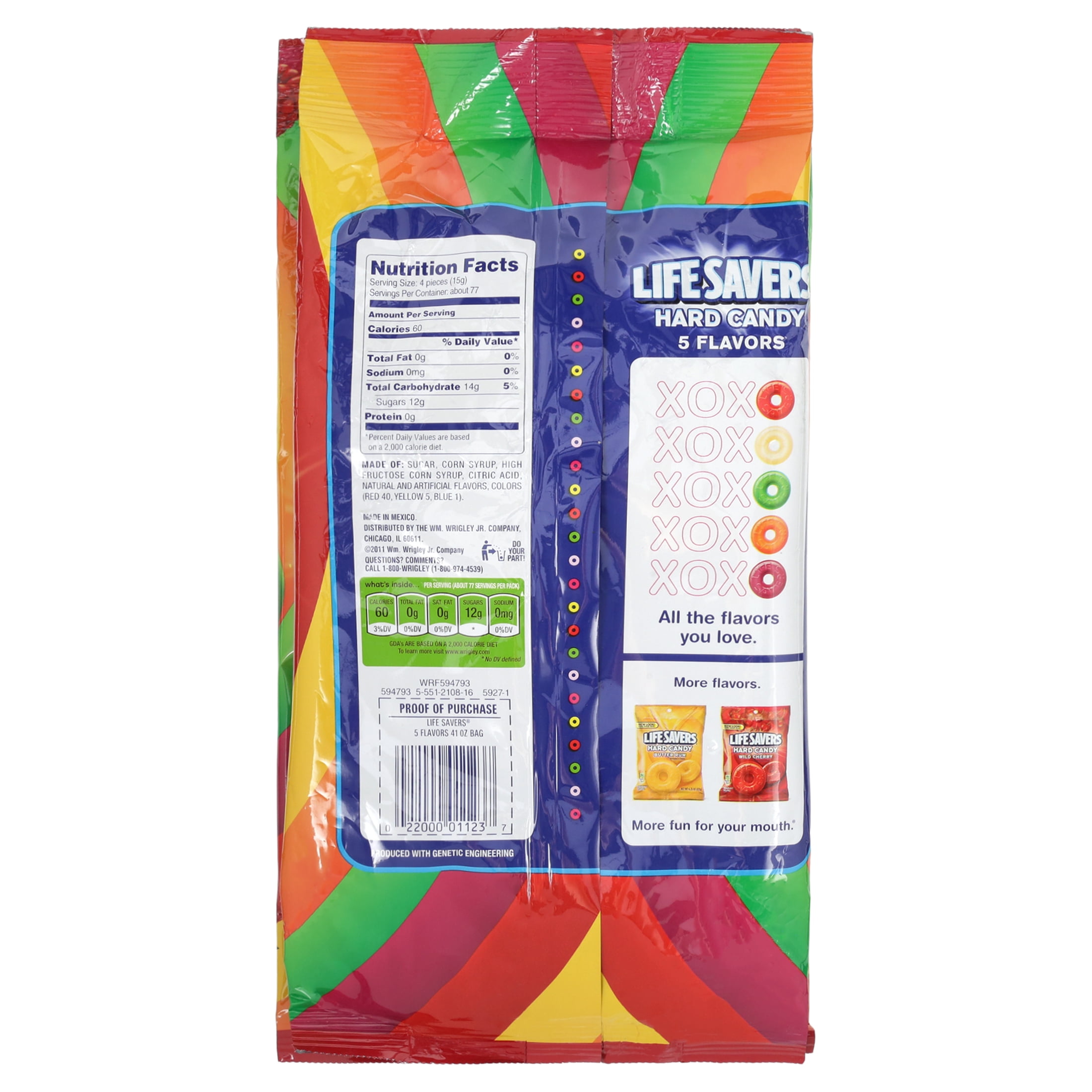 Life Savers 5 Flavors Hard Candy, Party Size - 41 oz (2 Pack)