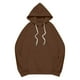 thumbnail image 5 of Tops babydoll,Sudadera informal de manga larga con capucha para mujer, con bolsillo, tejido de poliéster suave, para uso diario, sopatenor, 5 of 8
