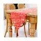 thumbnail image 1 of Bewildely Camino de de Navidad, manteles individuales cómodos resistentes al desgarro, mantel impreso decorativo, diseño de sala de estar, nuevo Kits de decoración para fiestas Felicidad roja Bewildely HA068957-07, 1 of 6