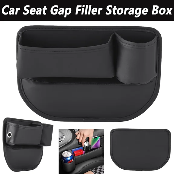 Car Seat Gap Filler Storage Bag Organizer Box Phone Holder Right Side Accessorie