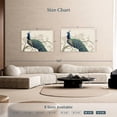thumbnail image 4 of Elephant Stock Peacock And Blossoms Ii Wall Art - Horizontal Canvas Wall Art - Living Room Wall Decor - Animal Canvas - Blue And Green Decor By Tim O'toole - 48" x 32", 4 of 8