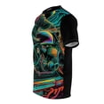 thumbnail image 3 of 1970's Retro Neon Lights Classic Motorcycle T-Shirt (S-3XL), 3 of 7