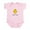 Petal Pink, variant on CafePress - Rugby Chick Infant Bodysuit - Baby Light Bodysuit, Size Newborn - 24 Months
