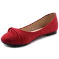 thumbnail image 3 of Ollio Women's Shoes Ballet Faux Suede Flats ZM1815, 3 of 6
