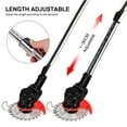 thumbnail image 6 of 800W Electric Weed Eater Lawn Edger Cordless Grass String Trimmer Cutter 24V, 6 of 8