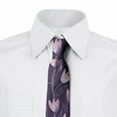 thumbnail image 3 of Necktie, Tulips Inspired Flower, 3.7", Purple Pale Mauve, by Ambesonne, 3 of 4