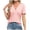 Pink, variant on Womens Tops Dressy Casual V Neck Short Sleeve Shirts Loose T Shirts Tops Tunic Blouses Women Short Sleeve Tops Women Running Long Sleeve Tech Shirt Women Casual Shirts Summer Long Sleeve