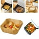 thumbnail image 4 of Kearding Bandejas de cocina Airfryer de 100 Uds., revestimientos de papel a prueba de aceite, accesorios de cocina antiadherentes, herramientas de Herramientas y accesorios para hornear Blanco, 4 of 6