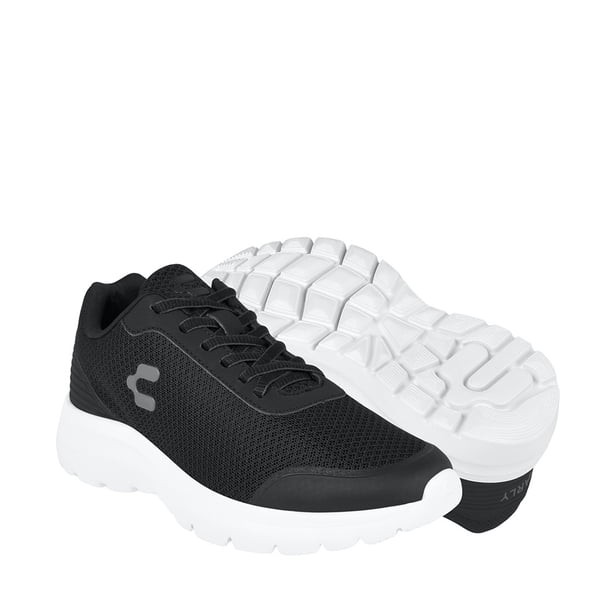 TENIS CHARLY JOVEN 1087476003 TEXTIL NEGRO