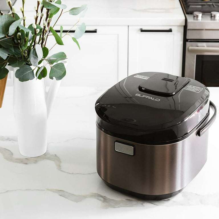  Buffalo Titanium Grey IH SMART COOKER, Rice Cooker and Warmer,  1.5L, 8 cups of rice, Non-Coating inner pot, Efficient, Multiple function,  Induction Heating (8 cups): Home & Kitchen