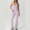 thumbnail image 2 of Clearance!NMMUED Workout Jumpsuits for Women, Sleeveless Jumpsuits for Women, Athletic Rompers for Women, Jumpsuits for Women Tummy Control, One Piece Jumpsuits for Women, Purple L, 2 of 8