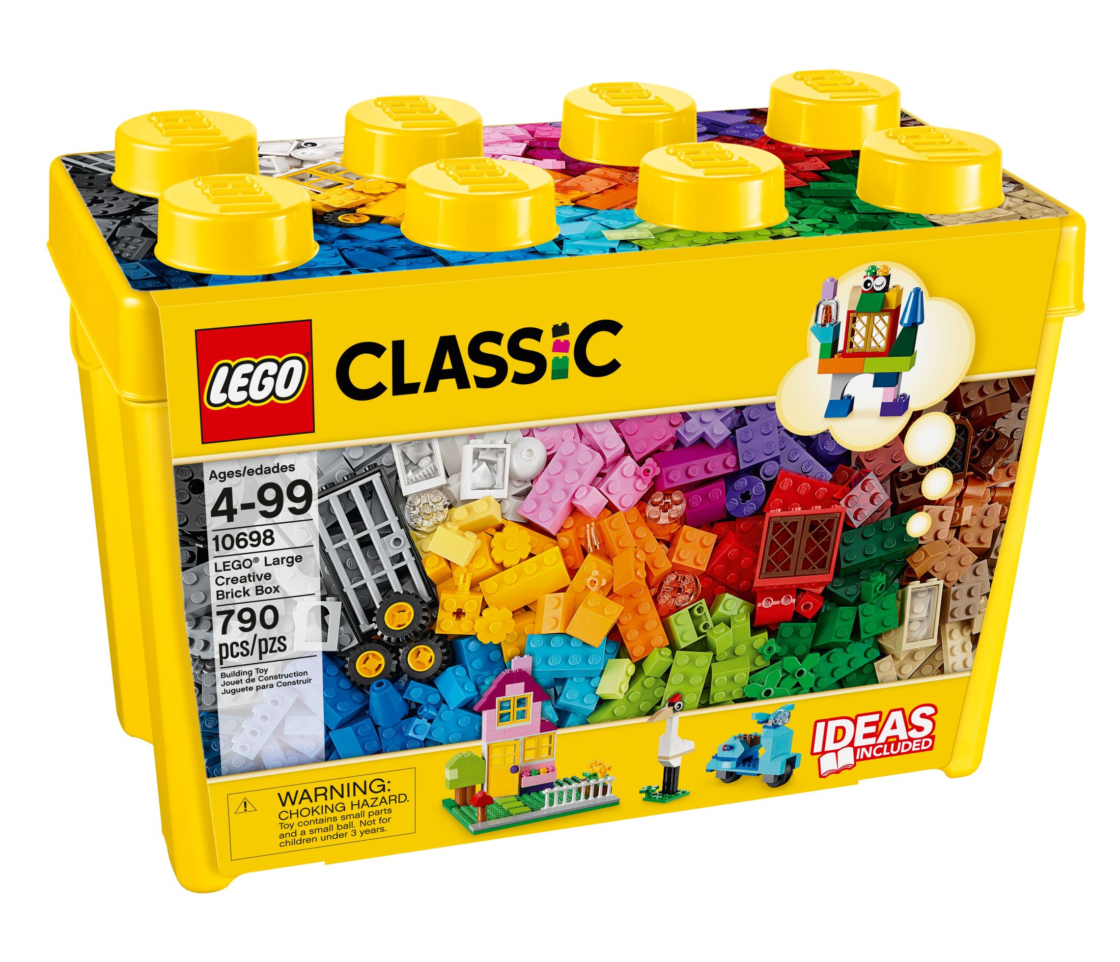 LEGO Classic Large Creative Brick Box 10698 Play and Be Inspired by LEGO Masters, Toy Storage Solution for Home or Classrooms, Interactive Building Toy for Kids, Boys, and Girls - image 3 of 6