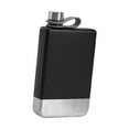 thumbnail image 3 of serony Bouteille de Vin Léger Alcool Hip pour Voyage Randonnée Noir, 3 of 9