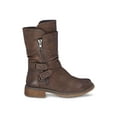 thumbnail image 3 of G.C. SHOES Womens Brown Studded Ankle Strap Brandy Round Toe Dress Boots Shoes 9.5, 3 of 4