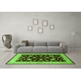thumbnail image 3 of Ahgly Company Indoor Round Oriental Green Industrial Area Rugs, 3' Round, 3 of 4