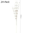 thumbnail image 3 of Fake Plants Promotion Sale! Nomeni Christmas Decorations 43Cm 12 Prong Berry Bunches Gold Christmas Tree Wreath, Home Decor Clearance Sale White, 3 of 5