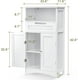 Lofka Bathroom Storage Cabinet with 1 Drawer, 2 Doors, and 3 Adjustable ...