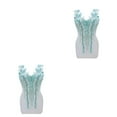 thumbnail image 3 of maskred Sturdy And Durable Lace Applique With 3D Beads And Rhinestones With Materials Are Sturdy And Durable Multiple Colors Green B 2Set, 3 of 6