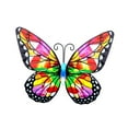 thumbnail image 3 of mariposas de metal Decoración de pared, Adorno de arte de pared para interiores y exteriores, ala, Esculturas de mariposas de metal portátiles para pa Estilo B, 3 of 8