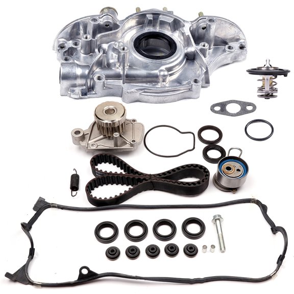 AUTOMUTO Oil Pump Timing Belt Kit Thermostat Fit For 2001-2003 for Honda Civic
