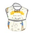 thumbnail image 2 of Zufioo Golf Icons And Golfer Print Toddler Adjustable Waterproof Bib, 11.6x15 Inch Feeding Bib Suitable for 6-24 Month Babies, 2 of 8