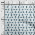 thumbnail image 2 of oneOone Cotton Poplin Dark Teal Blue Fabric Check Argyle Sewing Material Print Fabric By The Yard 42 Inch Wide, 2 of 4