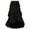 A-Black62, variant on XIAONU Womens High Waist Ruched Drawstring Skirt Tiered Ruffle High Low Hem Flowy Maxi Skirt