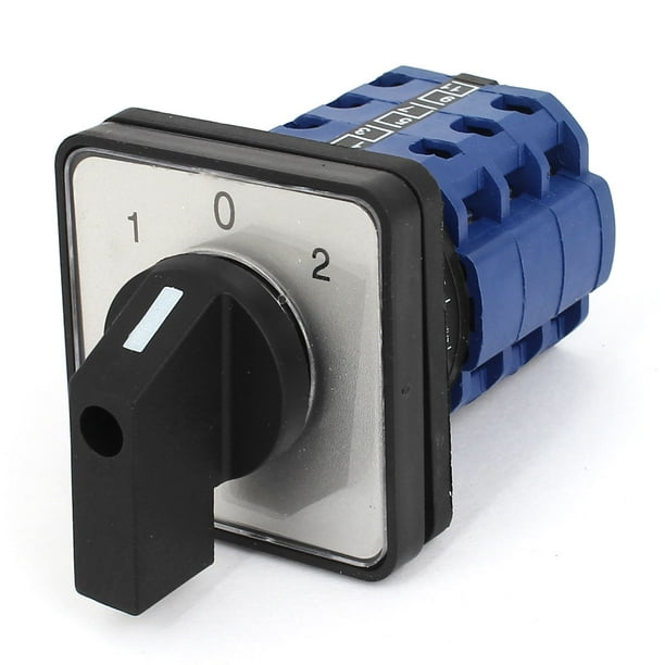660V 12A 3 Position Rotary Cam Combination Universal Changeover Switch