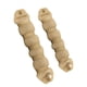 thumbnail image 3 of Seitruly Máquina para hacer moños en el pelo Esponja de dona sintética DIY Banda para la cabeza Anillo de bola Herramientas de peinado de Cuidado del cabello Beige, 3 of 6