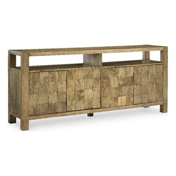 Signature Design by Ashley Furniture Hudwick Natural Brown Accent Cabinet