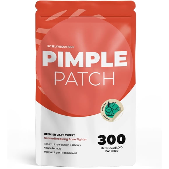 Parches para espinillas ROSELYNBOUTIQUE, 300 unidades, con aceite de árbol de té