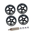thumbnail image 4 of arctrm 4Pcs Wheel Rims Replace Modification Sturdy 25mm Premium Aluminum Alloy Rims for Black, 4 of 8