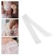 thumbnail image 4 of Cinta de tela de encaje de 10 yardas, costura bordada, tela de hecha a mano para ropa, cortinas, paquete de regalo, accesorios para álbumes blanco Hugo Cinta de encaje, 4 of 10