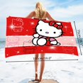 thumbnail image 3 of 1pc Sanrio Hello Kitty Pattern Hair Drying Towel Water Absorbent Bath Towel Cartoon Printed Beach Towel, 3 of 3