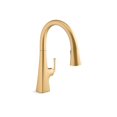 thumbnail image 2 of KOHLER K-22068 Graze Touchless pull-down kitchen sink faucet with three-function sprayhead, 2 of 4