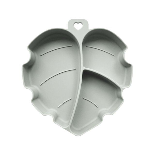 Cqxid Tableware Under $10 Silicone Baby And Toddler Plates Non Slip Divided Tableware Food Meal Bowl Easy To Clean
