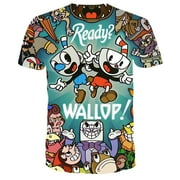 Cuphead Merch T-Shirt Summer For Women/Men Short Sleeve TShirt Casual Tee Streetwear Top